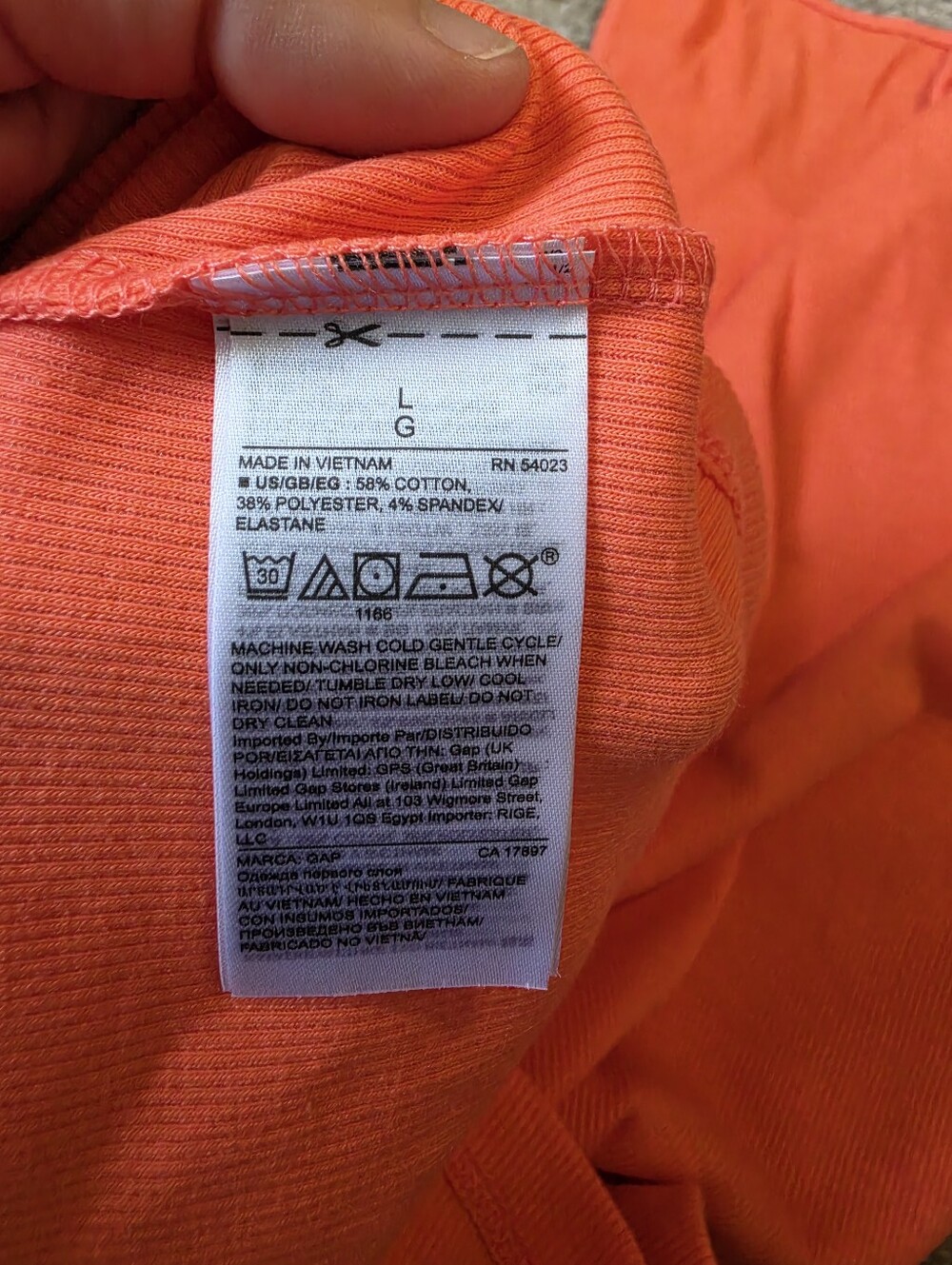 Gap Ribbed Tank Top - Picture 5 of 5